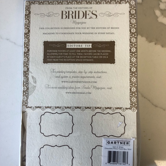 Customizable wedding favour boxes - Picture 2 of 3